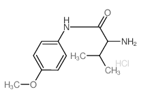 2-Amino-N-(4-methoxyphenyl)-3-methylbutanamide hydrochloride结构式