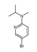 5-bromo-N-isopropyl-N-Methylpyridin-2-amine结构式