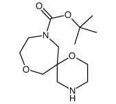 tert-butyl 1,8-dioxa-4,11-diazaspiro[5.6]dodecane-11-carboxylate(SALTDATA: FREE) Structure
