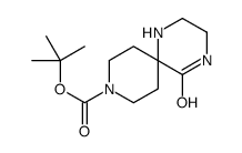 叔-丁基 5-氧亚基-1,4,9-三氮杂螺[5.5]十一烷-9-甲酸基酯结构式