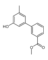 methyl 3-(3-hydroxy-5-methylphenyl)benzoate结构式