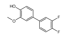 4-(3,4-difluorophenyl)-2-methoxyphenol Structure