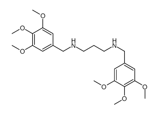 N,N'-bis[(3,4,5-trimethoxyphenyl)methyl]propane-1,3-diamine Structure