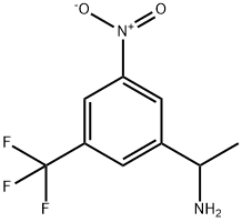 1-[3-Nitro-5-(trifluoromethyl)phenyl]ethylamine Structure