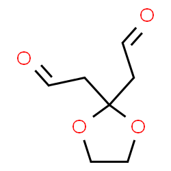 1,3-DIOXOLANE-2,2-DIACETALDEHYDE Structure