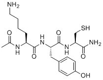 N-acetyl lysyltyrosylcysteine amide Structure