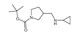 3-(ISOPROPYLAMINO-METHYL)-PIPERIDINE-1-CARBOXYLIC ACID TERT-BUTYL ESTER Structure