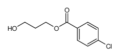 4-Chloro-benzoic acid 3-hydroxy-propyl ester Structure