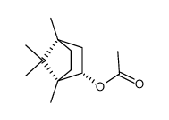 (+/-)-2exo-acetoxy-1.4.7.7-tetramethyl-norbornane Structure