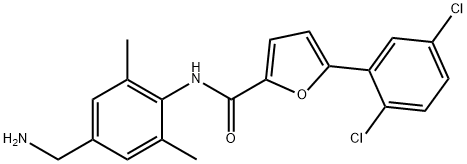 N-(4-(aminomethyl)-2,6-dimethylphenyl)-5-(2,5-dichlorophenyl)furan-2-carboxamide(CYM50358)图片