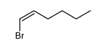 (Z)-1-bromohex-1-ene Structure