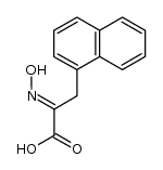 2-(hydroxyimino)-3-(naphthalen-1-yl)propanoic acid Structure
