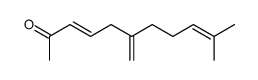 10-methyl-6-methyleneundeca-3,9-dien-2-one结构式
