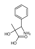 (2S,3S)-3-amino-2-hydroxy-2-methyl-3-phenylpropanoic acid Structure
