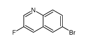 6-溴-3-氟喹啉结构式