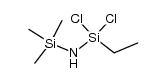 1,1-dichloro-1-ethyl-N-(trimethylsilyl)silanamine Structure