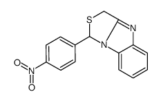 1-(4-nitrophenyl)-1,3-dihydro-[1,3]thiazolo[3,4-a]benzimidazole结构式