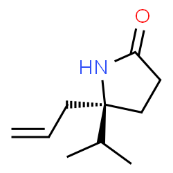 2-Pyrrolidinone,5-(1-methylethyl)-5-(2-propenyl)-,(R)-(9CI) Structure