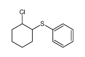 (2-chlorocyclohexyl)sulfanylbenzene Structure