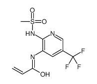 N-[2-(methanesulfonamido)-5-(trifluoromethyl)pyridin-3-yl]prop-2-enamide结构式