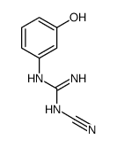 1-cyano-2-(3-hydroxyphenyl)guanidine Structure