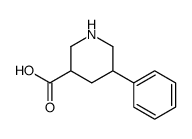 5-phenylpiperidine-3-carboxylic acid结构式