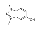 3-iodo-1-methylindazol-5-ol Structure