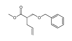 (S)-methyl 2-((benzyloxy)methyl)pent-4-enoate Structure