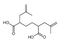 2,5-bis(2-methylprop-2-enyl)hexanedioic acid Structure