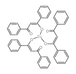 europium 1,3-diphenyl-1,3-propanedionate Structure