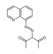 3-(8-Quinolylazo)-2,4-pentanedione结构式