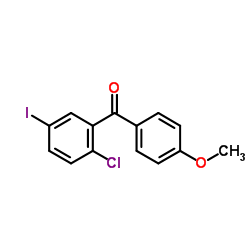 2-Chloro-5-iodo-4'-methoxybenzophenone Structure