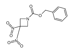 benzyl 3,3-dinitroazetidine-1-carboxylate结构式