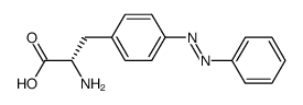 L-phenylalanine-4'-azobenzene Structure