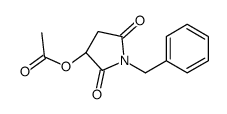 [(3R)-1-benzyl-2,5-dioxopyrrolidin-3-yl] acetate Structure