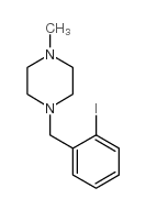 1-(2-IODOBENZYL)-4-METHYLPIPERAZINE结构式