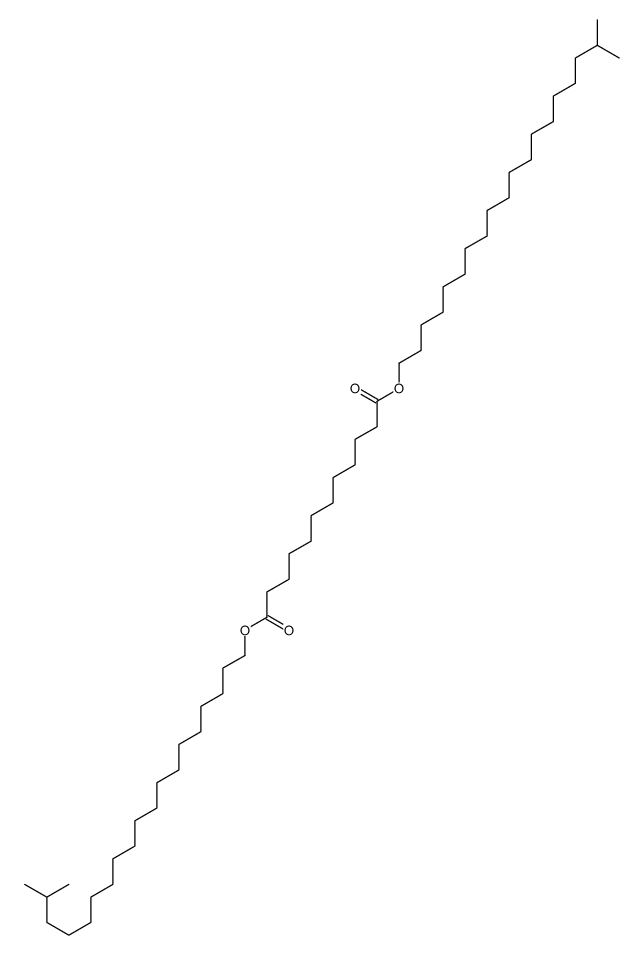 Dodecanedioic acid, diisoeicosyl ester structure