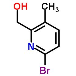 (6-Bromo-3-methyl-2-pyridinyl)methanol Structure