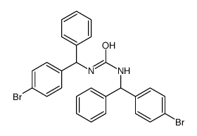 1,3-bis[(4-bromophenyl)-phenylmethyl]urea Structure
