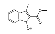 1-Methyl-3-hydroxy-2-inden-(1)-carbonsaeure-methylester结构式
