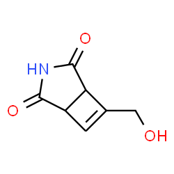 3-Azabicyclo[3.2.0]hept-6-ene-2,4-dione, 6-(hydroxymethyl)- (9CI)结构式
