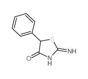 2-amino-5-phenyl-1,3-thiazol-4-one Structure