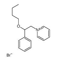 1-(2-butoxy-2-phenylethyl)pyridin-1-ium,bromide Structure