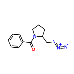 [2-(Azidomethyl)-1-pyrrolidinyl](phenyl)methanone Structure