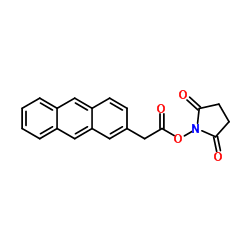 1-[2-(2-Anthryl)acetoxy]-2,5-pyrrolidinedione结构式