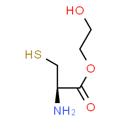 L-Cysteine, 2-hydroxyethyl ester (9CI) structure