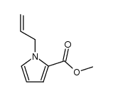 1H-Pyrrole-2-carboxylicacid,1-(2-propenyl)-,methylester(9CI)结构式