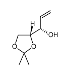 (3r,4s)-4,5-isopropylidene pent-2-en-3-ol结构式