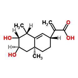 2,3-Dihydroxypterodontic acid Structure