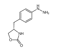 (S)-4-(4-Hydrazinylbenzyl)-2-oxazolidinone结构式